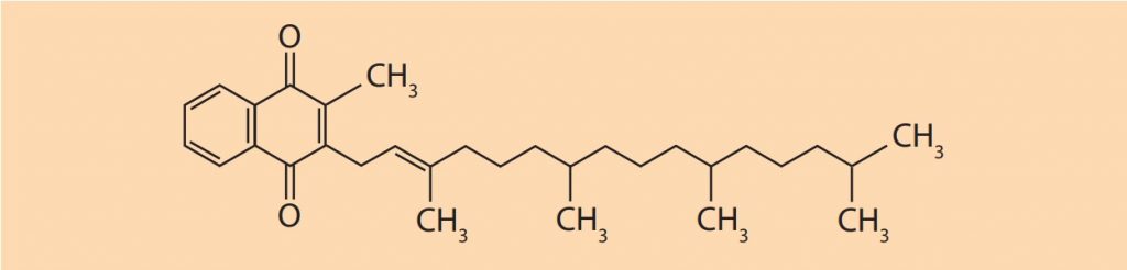 Công thức phân tử của vitamin K1 (phylloquinone)